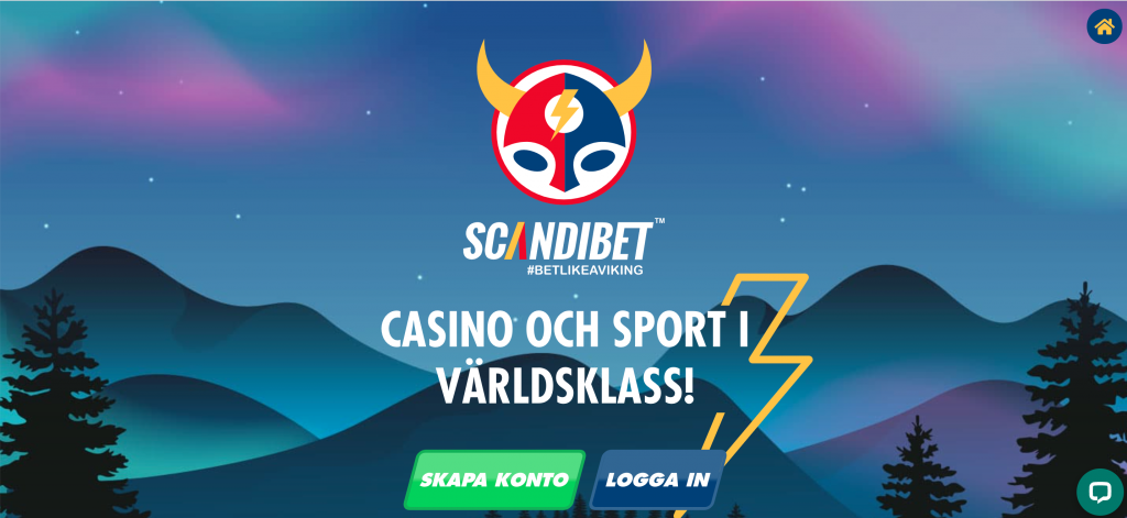 Scandibet casino - Frontpage